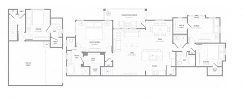 MOL D1T floor plan at Reveal on the Lake, Texas, 75088